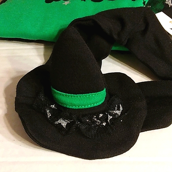 NWT Girls Long Sleeve Tutu "My First Halloween" Bodysuit & Headband Set - Picture 5 of 13